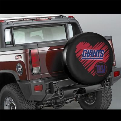 #ad New York Giants Auto Car Tire Cover Fans Love Style Spare Tire Cover 14 17in $23.99