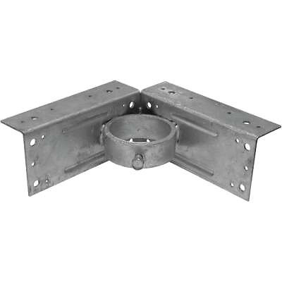 #ad #ad Midwest Air Tech Corner 2 3 8 in. Steel Fence Post Adapter Clamp 328595C Pack of $109.45