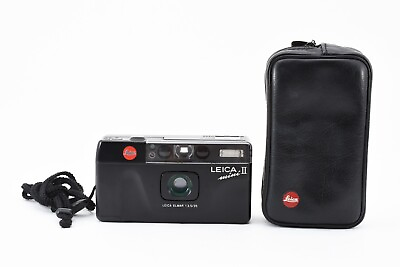 #ad MINT Leica Mini II 2 Black Point Shoot Elmar 35mm f3.5 Film Camera JAPAN $419.99