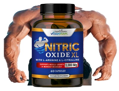 #ad L Arginine Increase Muscle Strength Pump Boost Nitric Oxide Xtreme xtreme xl $12.94