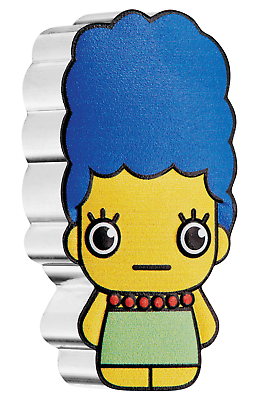 2023 Marge SIMPSON 1oz Colored SILVER Perth Mint MINTED MINI COIN Closing Issue $112.00