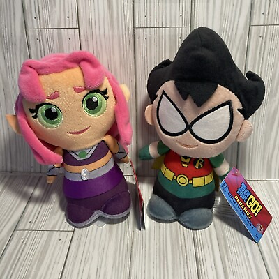 #ad Funko Plush Teen Titans Go Starfire amp; Robin DC Comics Warner Bros Stuffed Toys $16.99