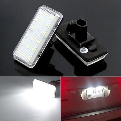#ad 2x 6000K White 18 SMD LED License Plate Lights Lamps For 2003 2009 Lexus GX470 $13.99