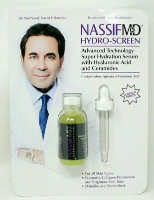 #ad NassifMD Dermaceuticals Hydro Screen Hydrating Serum 2 oz $32.99