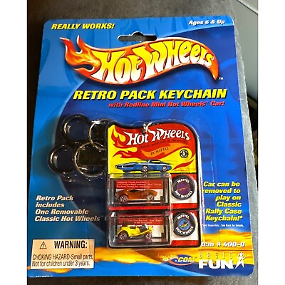 #ad mini Hot Wheels Retro Pack KeyChain Redline 2001 torero sir rodney roadster $15.00