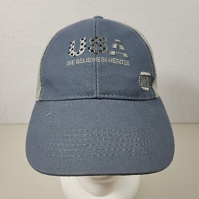 #ad NAPA Adult One Size Hat quot;We Believe in Heroesquot; Embroidered Adjustable Cotton $14.11