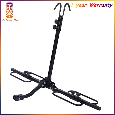 #ad 2 Bike Platform Carrier Rack Bicycle Hitch Mount Fold 2quot; Receiver 120LB Max Load $89.00