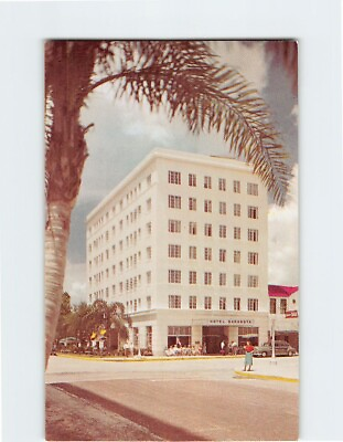 #ad Postcard Hotel Sarasota Florida $3.49