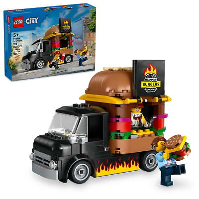 #ad LEGO City Burger Truck Toy Building SetFun Gift for Kids Ages 5 PlusBurger Van $20.99