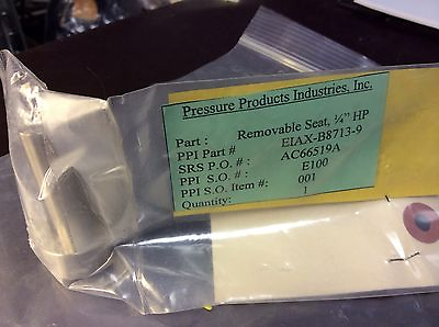 #ad PRESSURE PRODUCTS EIAX B8713 9 REMOVABLE SEAT 1 4quot;HP 316SS $299 $299.01