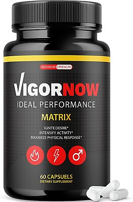 #ad Vigornow Vigor Now Male Performance Matrix Supplement 60 Capsules $19.95