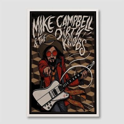 Mike Campbell The Dirty Knobs Tour 2024 Poster Gift Poster #ad $14.35