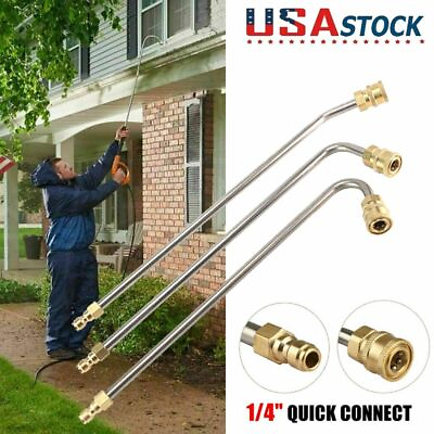 #ad Pressure Washer Extension Wand Quick Connect Washer Lance Gutter Cleaning Tools $11.15