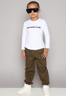 #ad Bad boys club white long sleeve shirt $22.00