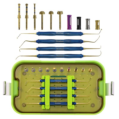 #ad DASK Dental Sinus Lift Kit Lateral Crestal Drills Stoppers Elevation Instruments $296.99
