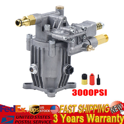 #ad #ad Pressure Washer Horizontal Pump 3 4“ Shaft 2700PSI 2.5 GPM Replacement NEW $46.56