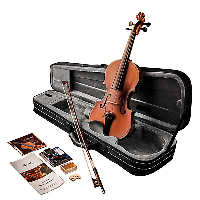 #ad 🎻 Eastar 4 4 Full Size Violin Set With Hard Case Bow Shoulder Rest Fiddle $59.99