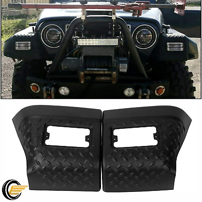 #ad Fender Bug Chip Guards Front Body Armor for 97 06 Jeep TJ Wrangler for 11650.20 $52.90
