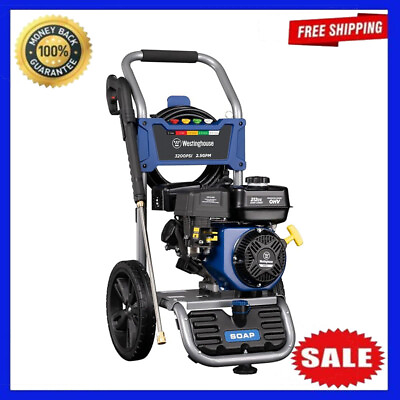 #ad Gas Pressure Washer 3200 PSI 2.5 Max GPM Onboard Soap Tank 5 Nozzle Set Cars $328.18