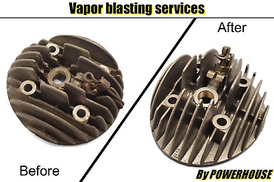 #ad Motorcycle aqua vapor blasting service rocker cover engine casing brake calipers GBP 15.00