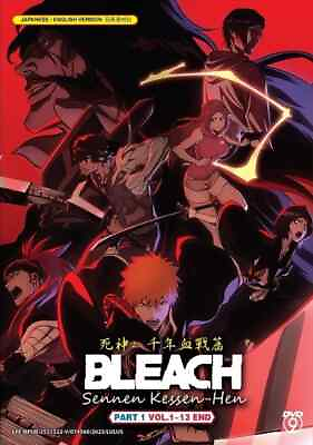 #ad DVD Bleach: Thousand Year Blood War Part 1: Vol. 1 13 End English Dubbed $20.90