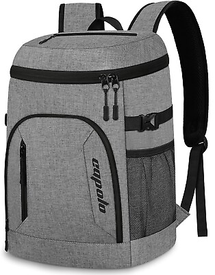 Capolo Cooler Backpack 30 Cans Insulated Backpack Cooler Leak Proof Large Cap #ad $57.91