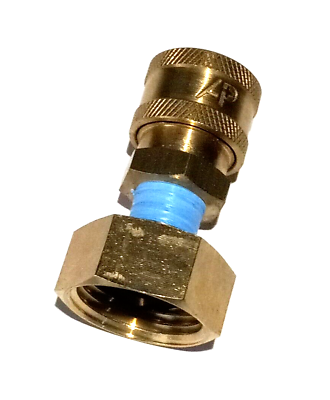 #ad #ad Female 3 4quot; FGH x 1 4 Pressure Washer Quick Connect Brass Coupler $9.89