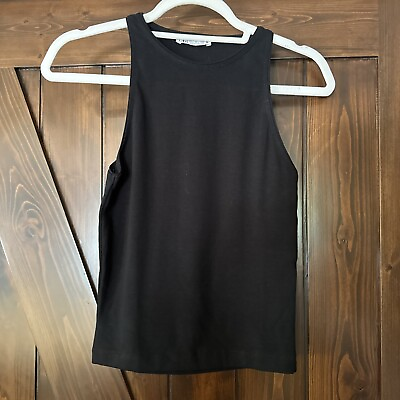 #ad #ad NWT Zara Black Tank Top Size Medium $13.00