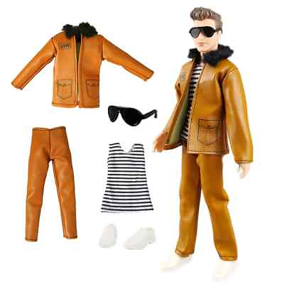 #ad Brown Leather Fashion Clothes Set For Ken Boy Doll Outfits Coat Shirt Pants 1 6 $6.46