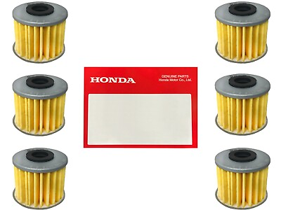 #ad 6 Pack OEM Honda Oil Filter 15412 MGS D21 Fits Talon Pioneer CRF 1000 $57.99