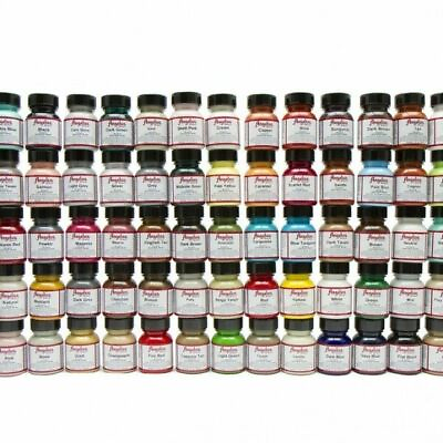 #ad Angelus Brand 1oz Acrylic Leather amp; Vinyl Waterproof paint 60 Available Colors $8.95