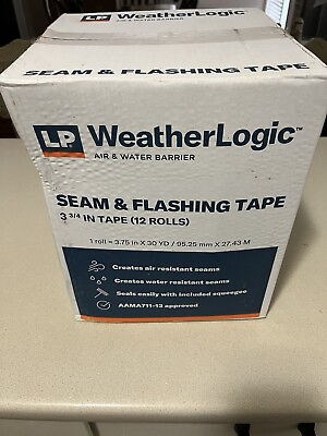 #ad LP Weather Logic Seam And Flashing Tape boxes $200.00