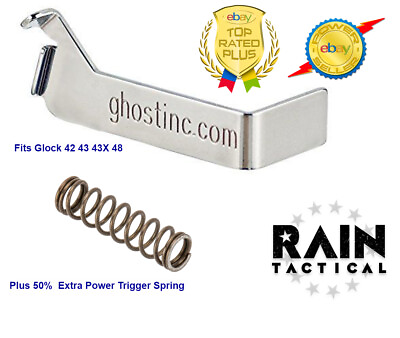 #ad Ghost Edge Glock 42 43 43x 48 3lb Trigger Connector amp; ISMI Spring Plus 50% XP $27.95