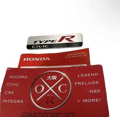 #ad #ad New GENUINE OEM FL5 Honda Civic Type R Dash Emblem Badge Logo Numbered Plate 23 $78.95