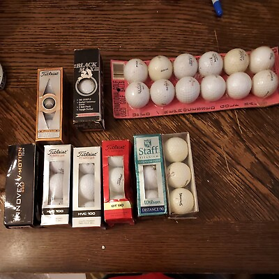 #ad Assorted golf ball lot 36 balls look new Titleist ProV 1 Hvc 100 Innovex Wilso $40.00