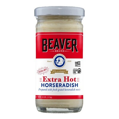 #ad Horseradish Extra Hot 4 Oz by Beaver $9.51