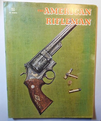 #ad #ad American Rifleman July 1968 NRA cover: Smith amp; Wesson .44 magnum model 29 $9.89