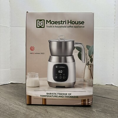 #ad Maestri House 21 Oz Detachable Smart Touch Digital Milk Frother amp; Steamer Smart $59.99