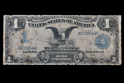 #ad First $1 1899 Black Eagle Silver Certificate 8729544 Lyons Roberts Fr.226 KL40 $89.00