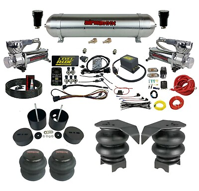 #ad 3 Preset Pressure Complete Bolt On 580 Chr Air Suspension Kit 1988 98 Chevy 1500 $2449.98