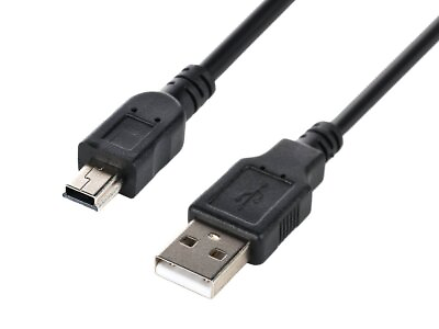 #ad Monoprice USB A to Mini B 2.0 Cable 5 Pin 28 28AWG Black 6ft $4.96