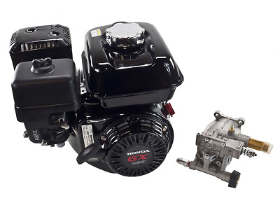 #ad #ad GX200 Series Honda Engine 3 4quot; shaft amp; FREE pressure washer pump GX200 PUMP SET $399.99