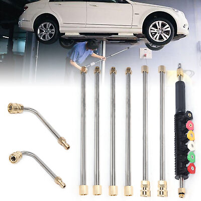 #ad High Pressure Car Power Washer Nozzle Extension Wand Cleaner Tool Attachment USA $38.95
