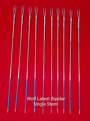 #ad 4A WOLF TYPE LATEST BIPOLAR SINGLE STEM PACK OF 10 UROLOGY ELECTRODES $441.09