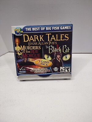 #ad Dark Tales Edgar Allan Poe#x27;s Murders in the Rue Morgue The Black Cat PC 2012 $6.99