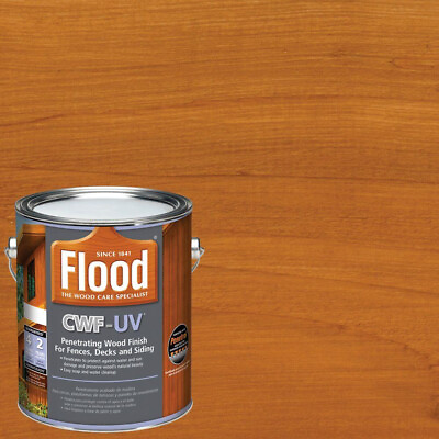 Deck Stain 1 Gallon Wood Finish Oil Based Exterior Cedar Tone CWF UV Waterproof $38.29