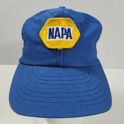 #ad NAPA Racing One Size Dad Hat Snapback Embroidered Patch Logo Adjustable Blue $14.55