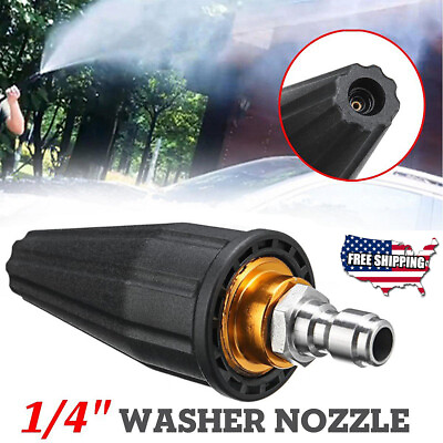 #ad 4.0GPM High Pressure Washer Rotating Turbo Nozzle Rapid Spray Tip 4000PSI 1 4quot; $11.21