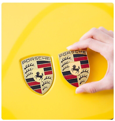 #ad Porsche Hood Crest Emblem Badge fits ALL popular models $65.99