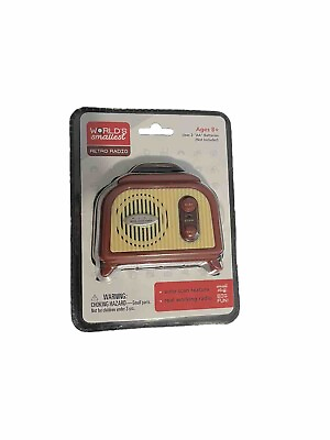 #ad World#x27;s Smallest RETRO RADIO Westminster NEW SEALED Red $7.00